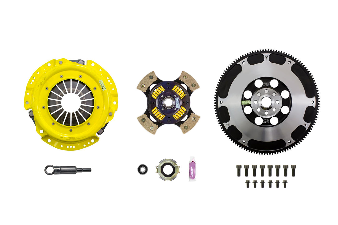 SB7 ACT BRZ Clutch Kit with Streetlite Flywheel & Sprung 4-Puck Disc