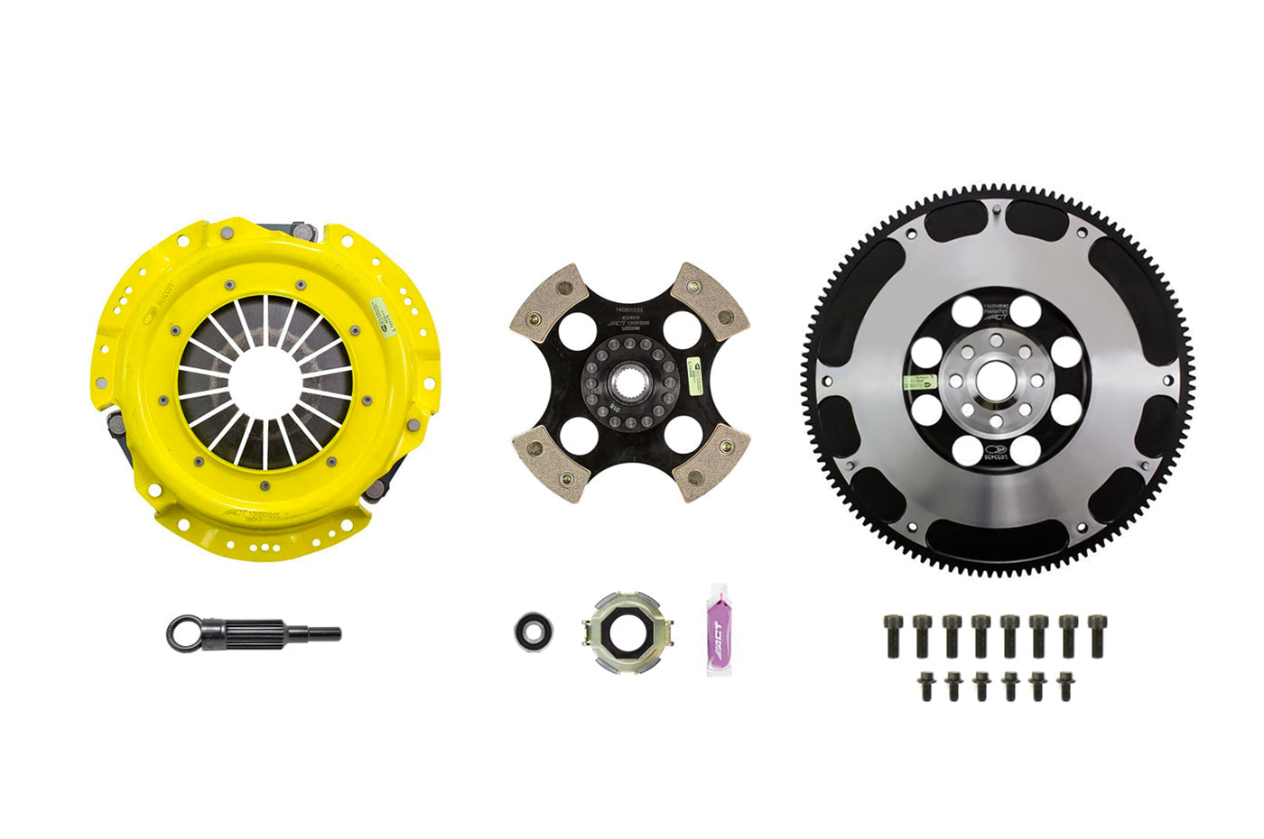 SB7 ACT BRZ Clutch Kit with Streetlite Flywheel & Solid 4-Puck Disc
