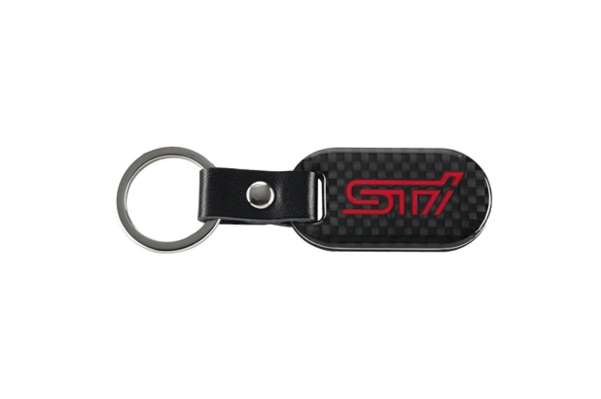 Subaru OEM Carbon Fiber STi Keychain (SOA342L156)