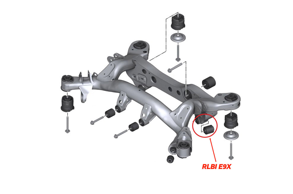 SPL Rear Lower Control Arm Inner Bushings for F8X M2 M3 M4 (RLBI E9X)