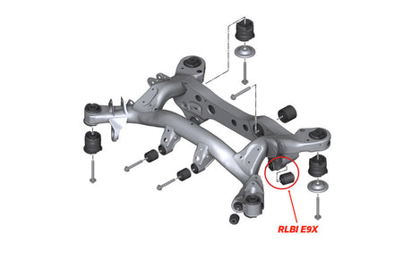 SPL Rear Lower Control Arm Inner Bushings for F8X M2 M3 M4 (RLBI E9X)