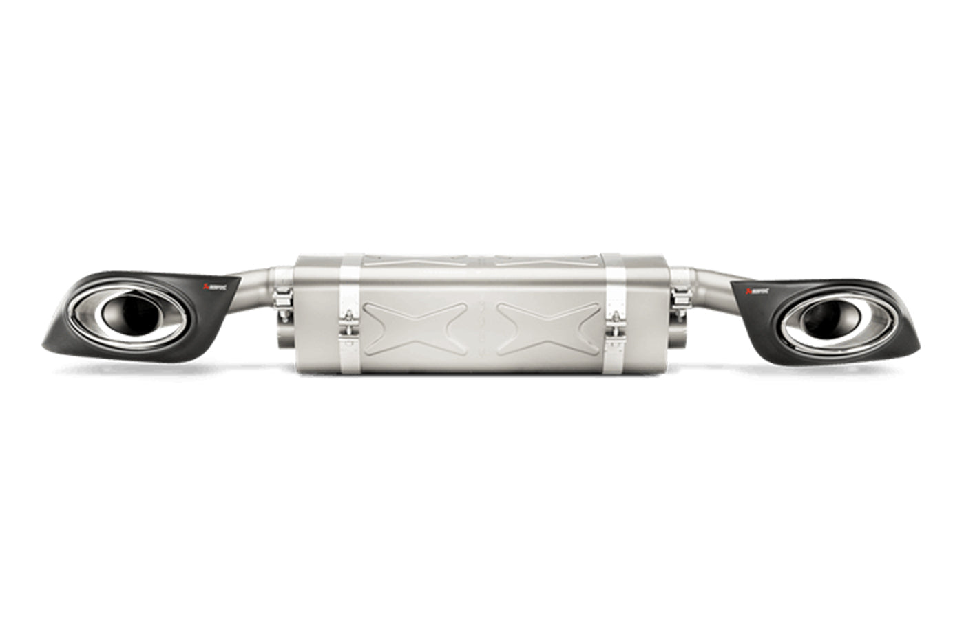 Akrapovic Slip-On Titanium Exhaust for Porsche 911 Turbo/S 991 (S-PO991TSO-HT)