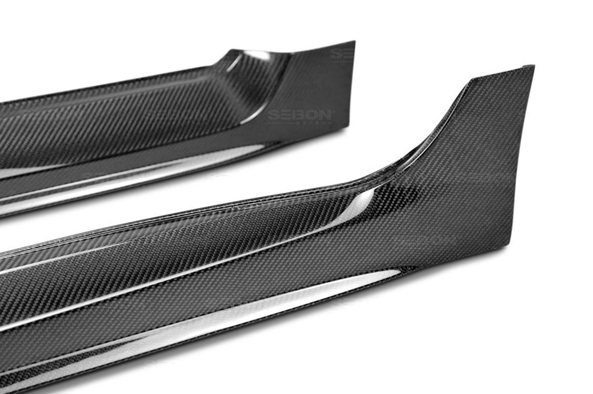Seibon Carbon Fiber Side Skirts OEM Style for 2015-2020 WRX/STi (SS15SBIMP-OE)