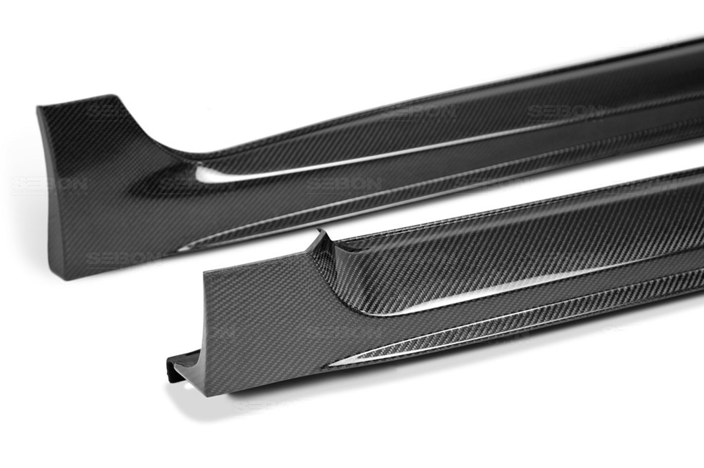Seibon Carbon Fiber Side Skirts OEM Style for 2015-2020 WRX/STi (SS15SBIMP-OE)
