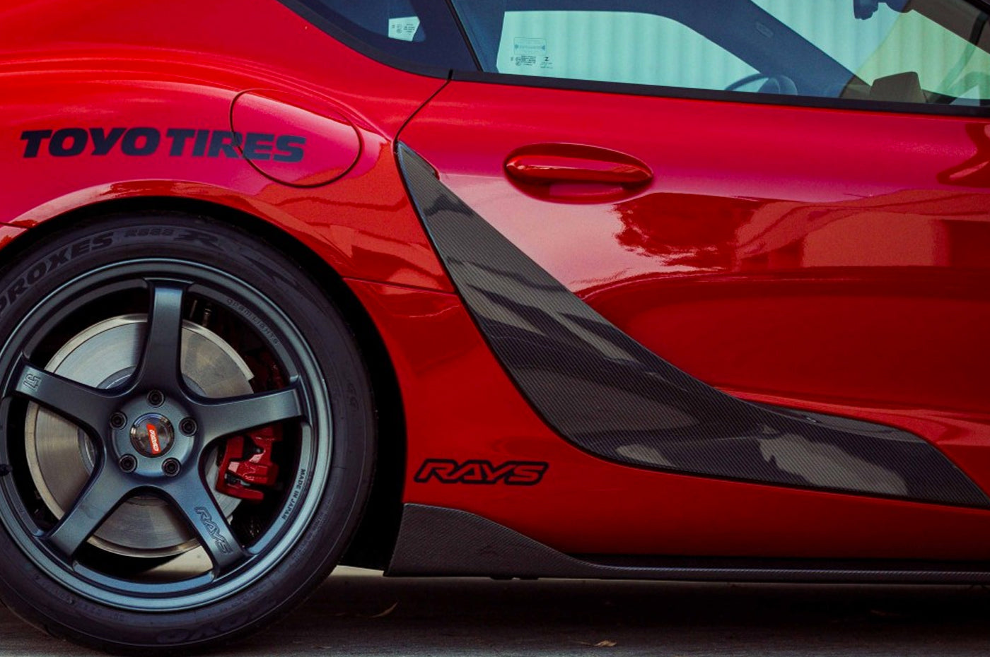Seibon Carbon Fiber Side Skirts OEM Style for Supra GR (SS20TYSUP-OE)