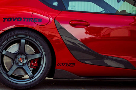 Seibon Carbon Fiber Side Skirts OEM Style for Supra GR (SS20TYSUP-OE)