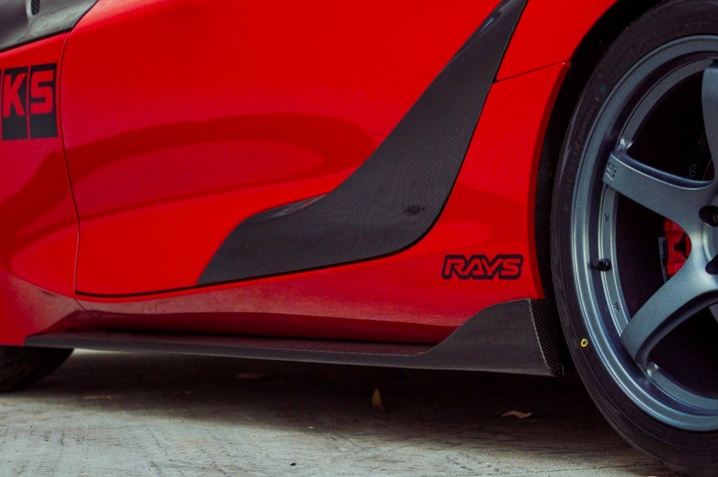 Seibon Carbon Fiber Side Skirts OEM Style for Supra GR (SS20TYSUP-OE)