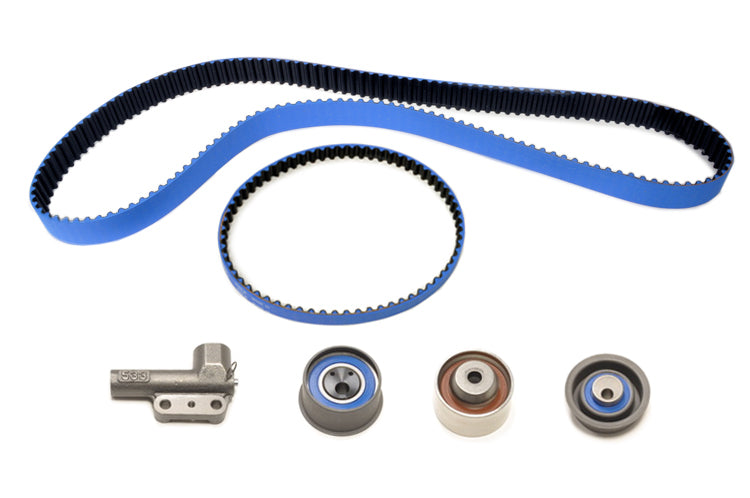 STM 1G 6-Bolt DSM Timing Belt Kit with Blue Gates Racing Belts without Water Pump and with Balance Shaft