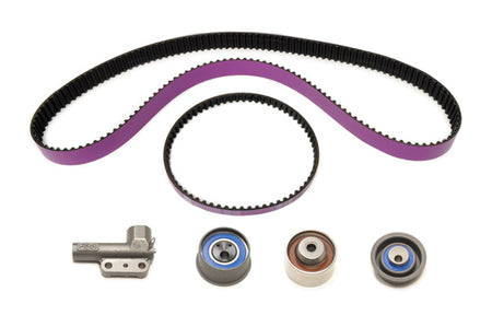 STM 1G 6-Bolt DSM Timing Belt Kit with Purple HKS Belts without Water Pump and with Balance Shaft