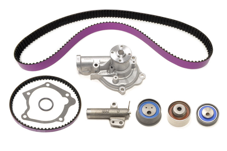 STM 2G DSM (Late 1995-1999) Timing Belt Kit with Purple HKS Belts with Water Pump and Balance Shaft