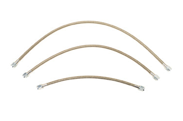 STM -4AN Straight Stainless Steel Braided Line Sizes