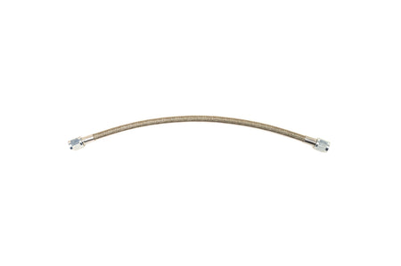 STM 12"  -4AN Straight Stainless Steel Braided Line