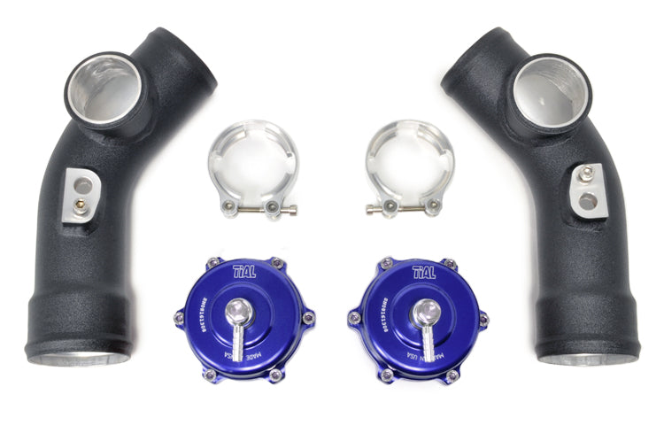 STM R35 GTR Upper Blow Off Valve Pipes with Blue TiAL Q
