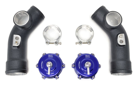 STM R35 GTR Upper Blow Off Valve Pipes with Blue TiAL Q
