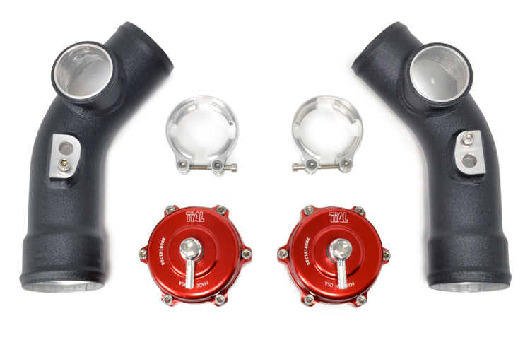 STM R35 GTR Upper Blow Off Valve Pipes with Red TiAL Q