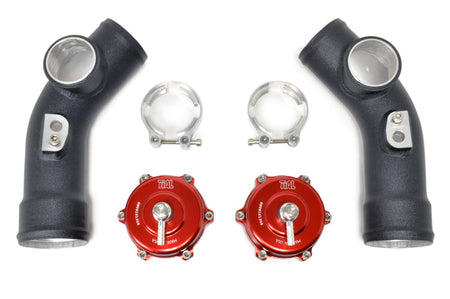STM R35 GTR Upper Blow Off Valve Pipes with Red TiAL Q