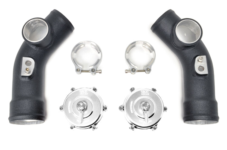 STM R35 GTR Upper Blow Off Valve Pipes with BlSilverack TiAL Q