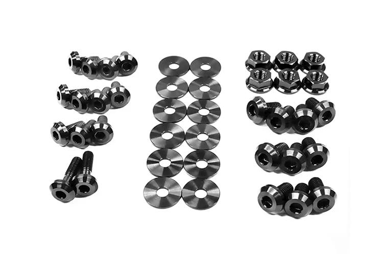 Black Titanium Engine Bay Kit for 06-07 WRX/STi (SUB-001)