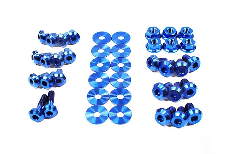 Blue Titanium Engine Bay Kit for 06-07 WRX/STi (SUB-001)