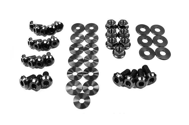 Black Titanium Engine Bay Kit for 2008-2014 WRX/STi (SUB-005 / SUB-006)