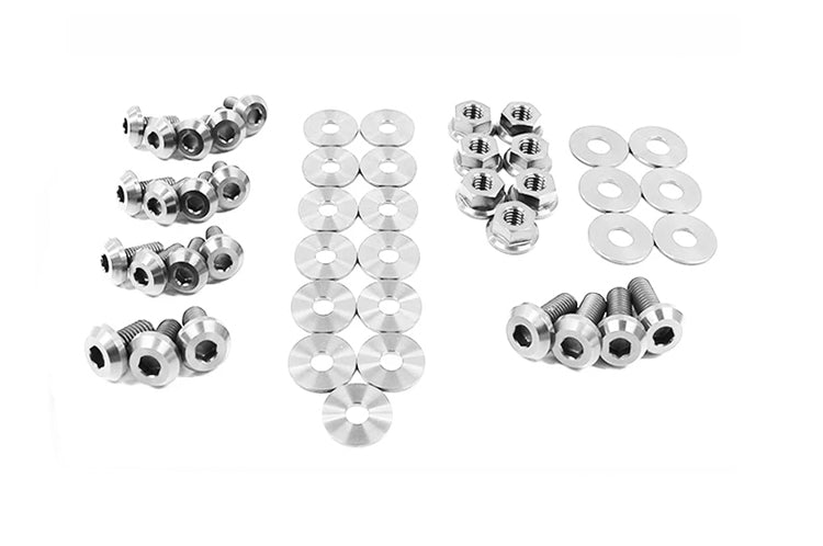 Polished Titanium Engine Bay Kit for 2008-2014 WRX/STi (SUB-005 / SUB-006)