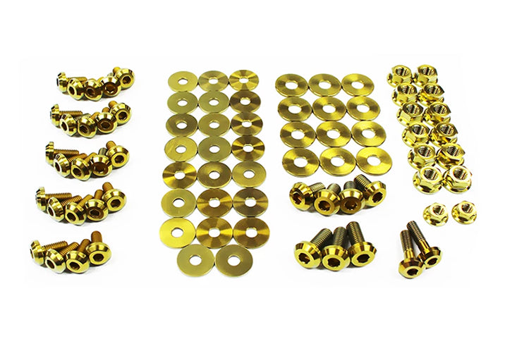 Gold Titanium Full Engine Bay Bolt Kit for BRZ/FRS (SUB-007)