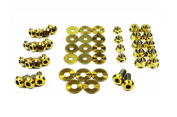 Gold Titanium Engine Bay Kit for 2015+ WRX (SUB-009)