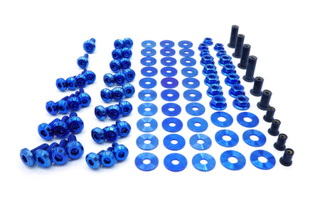 Titanium Engine Bay Bolt Kit for 2015-2021 WRX/STi (Blue)