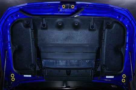 Titanium Engine Bay Bolt Kit for 2015-2021 WRX/STi Installed