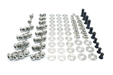 Titanium Engine Bay Bolt Kit for 2015-2021 WRX/STi (Silver)