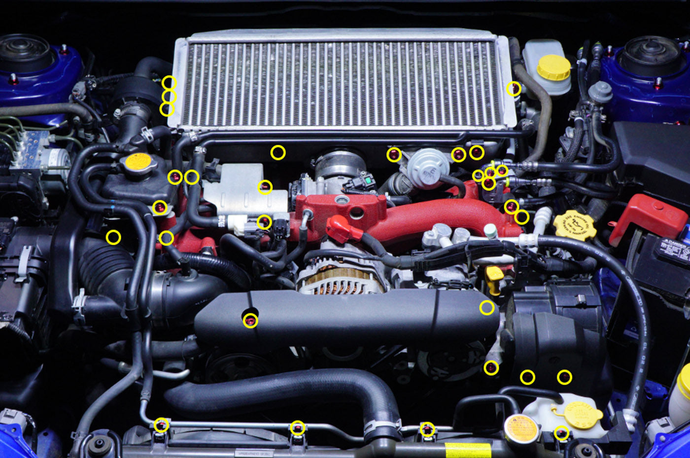 Titanium Engine Bolt Kit for 2015-2021 STi (SUB-017 Installed)