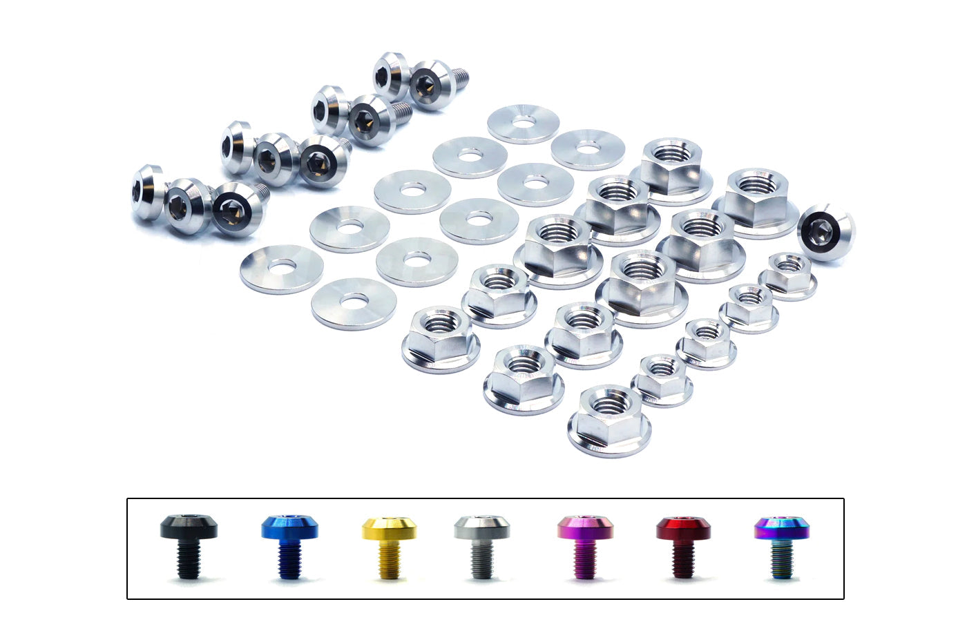 Dress Up Bolts Stage 1 Titanium Engine Bay Kit for 2022+ WRX (SUB-038)