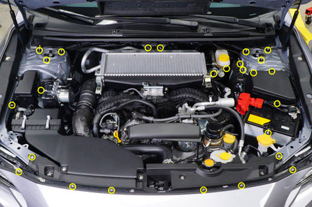 Dress Up Bolts Stage 1 Titanium Engine Bay Kit for 2022+ WRX (SUB-038)