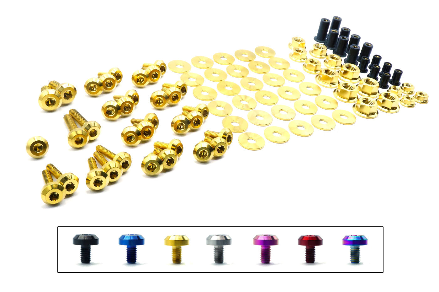 Dress Up Bolts Stage 2 Titanium Engine Bay Kit for 2022+ WRX (SUB-039)