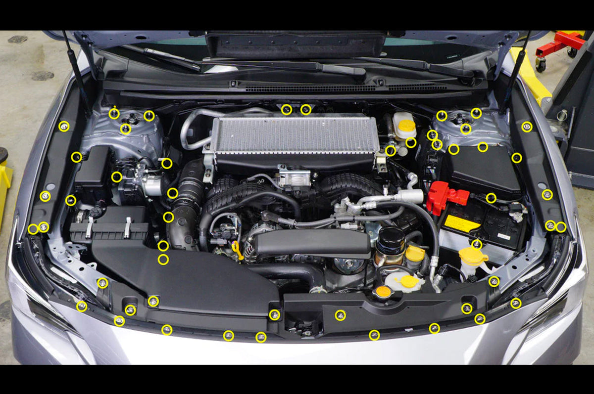 Dress Up Bolts Stage 2 Titanium Engine Bay Kit for 2022+ WRX (SUB-039)