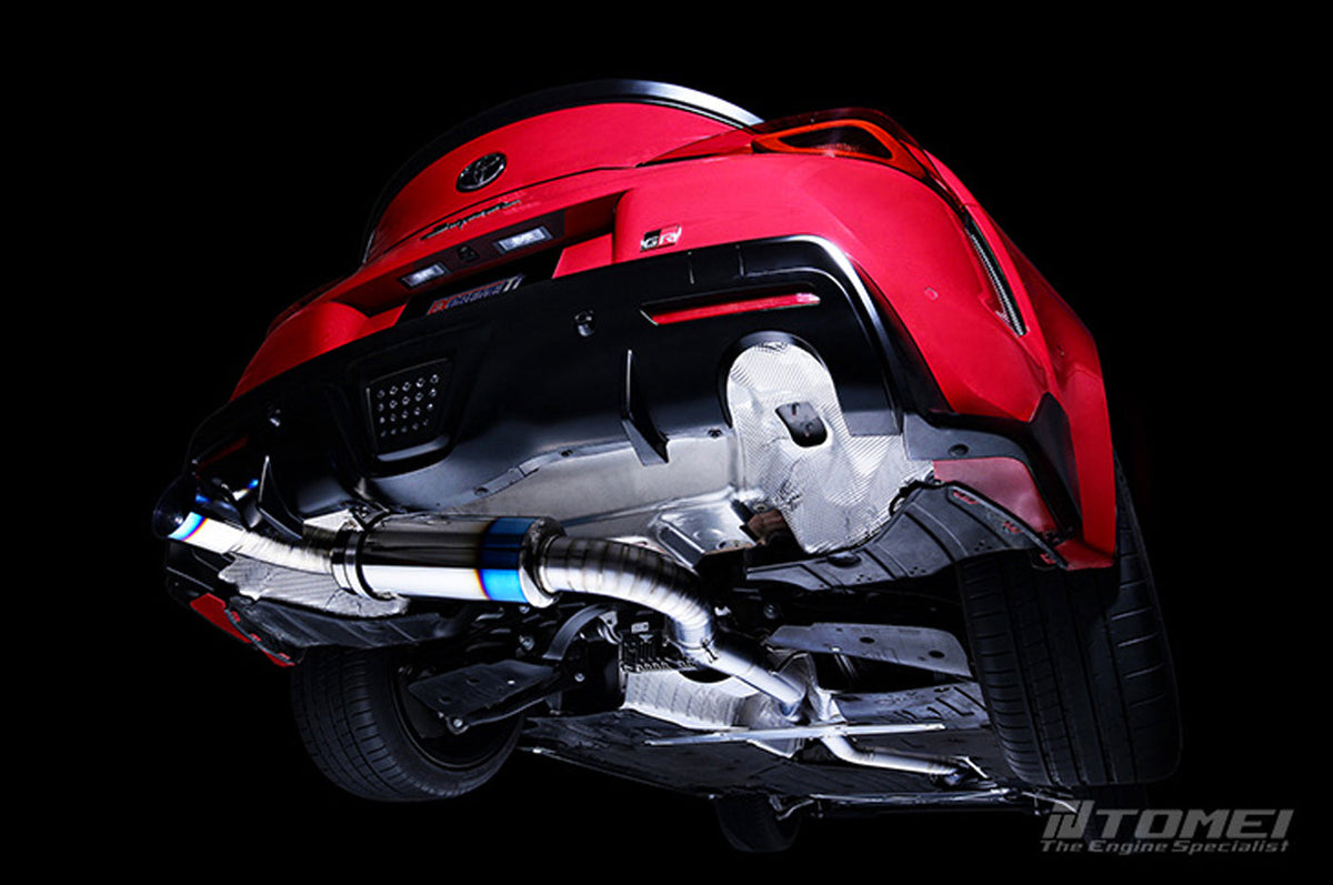 Tomei Titanium Single Exit Type-R Exhaust for 2020+ Supra GR (TB6090-TY06A)