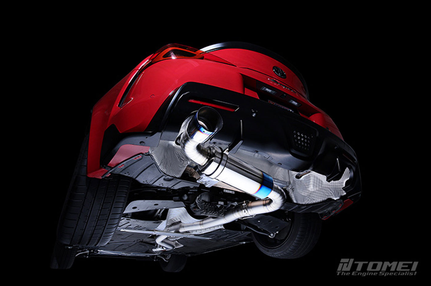 Tomei Titanium Single Exit Type-R Exhaust for 2020+ Supra GR (TB6090-TY06A)