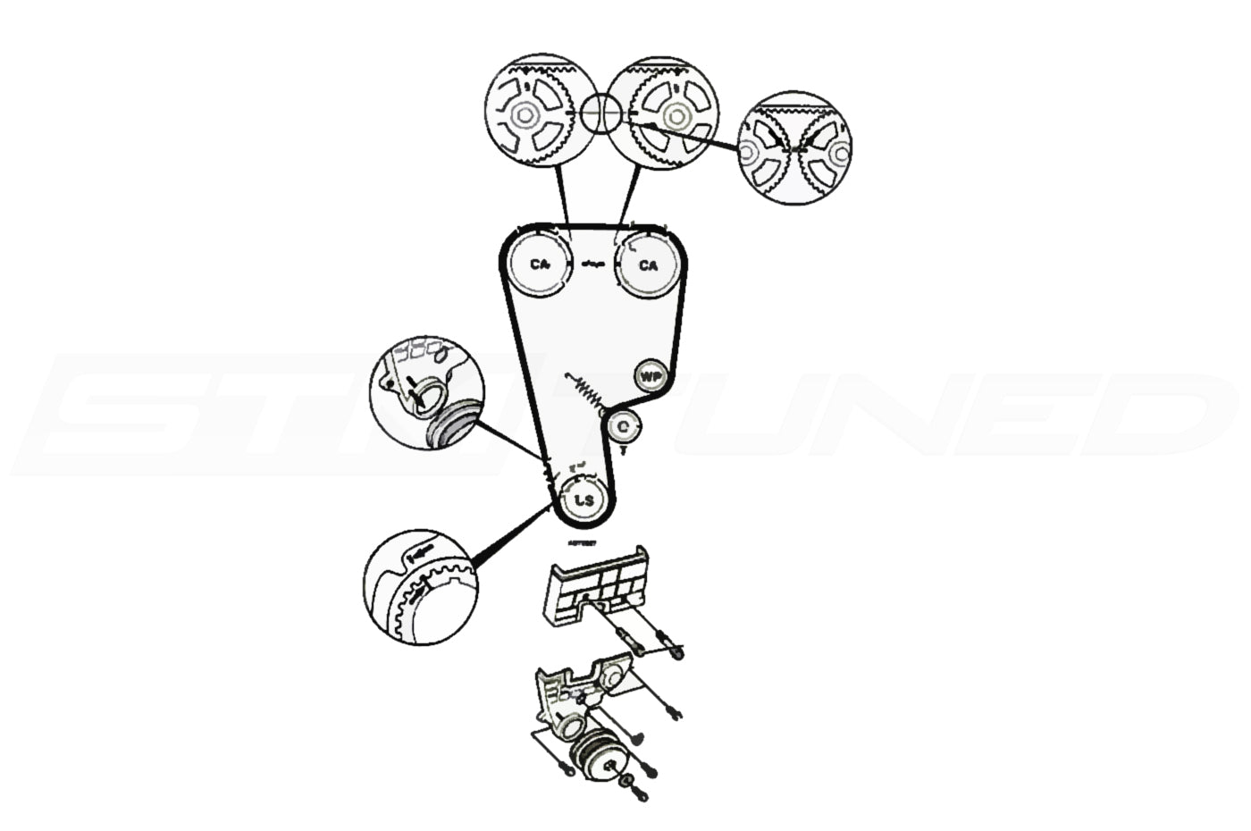 EuroExport B16/B18 Cam Lock Timing Tool (TBI10001)