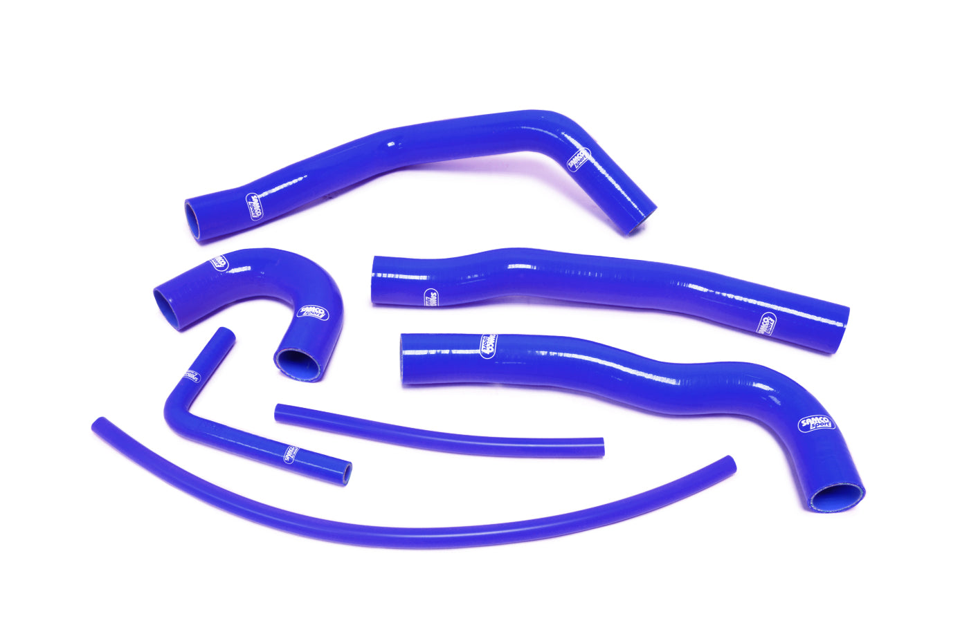 Samco Coolant Hoses for Evo X (TCS383C) blue