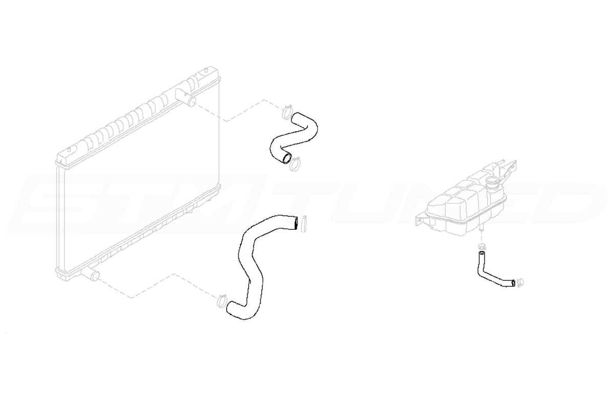 Samco Coolant Hoses for R35 GTR (TCS395C)