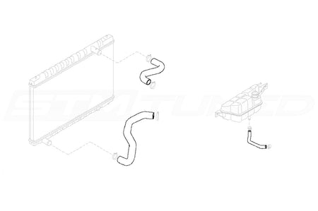 Samco Coolant Hoses for R35 GTR (TCS395C)