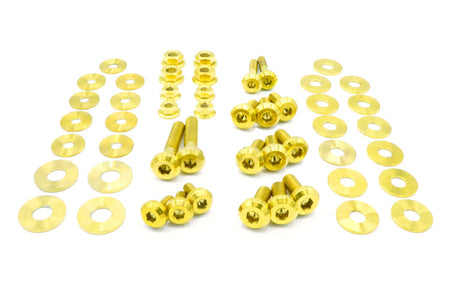 Gold Titanium Engine Bay Bolt Kit for MKV Supra GR