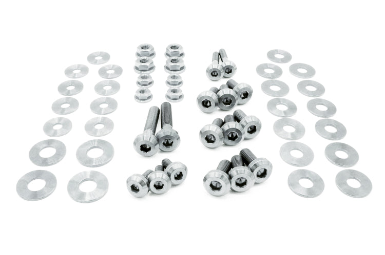 Polished Titanium Engine Bay Bolt Kit for MKV Supra GR