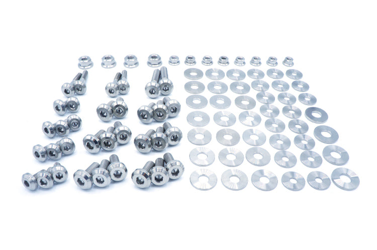 Polished Titanium Engine Bay Bolt Kit for MKV Supra GR