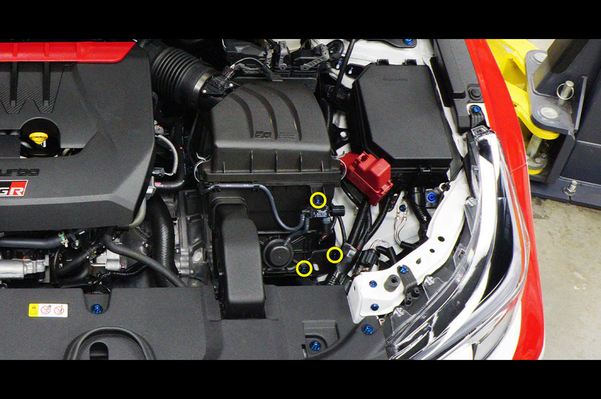 Dress Up Bolts Titanium OEM Intake Kit for Corolla GR (TOY-054)