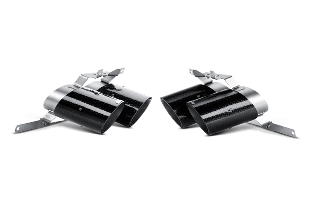 Akrapovic Carbon Fiber Exhaust Tips for Lamborghini Gallardo (TP-CT/7)