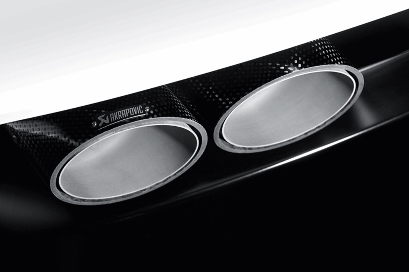 Akrapovic Carbon Fiber Exhaust Tips for Lamborghini Gallardo (TP-CT/7)