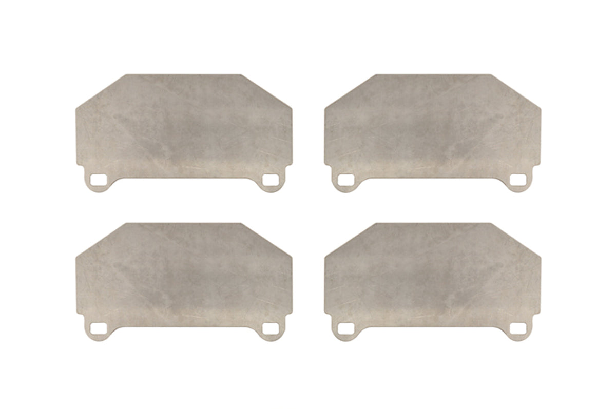 Girodisc Titanium Brake Pad Shields for 2004-2017 STi Front Shields (TS-1001)