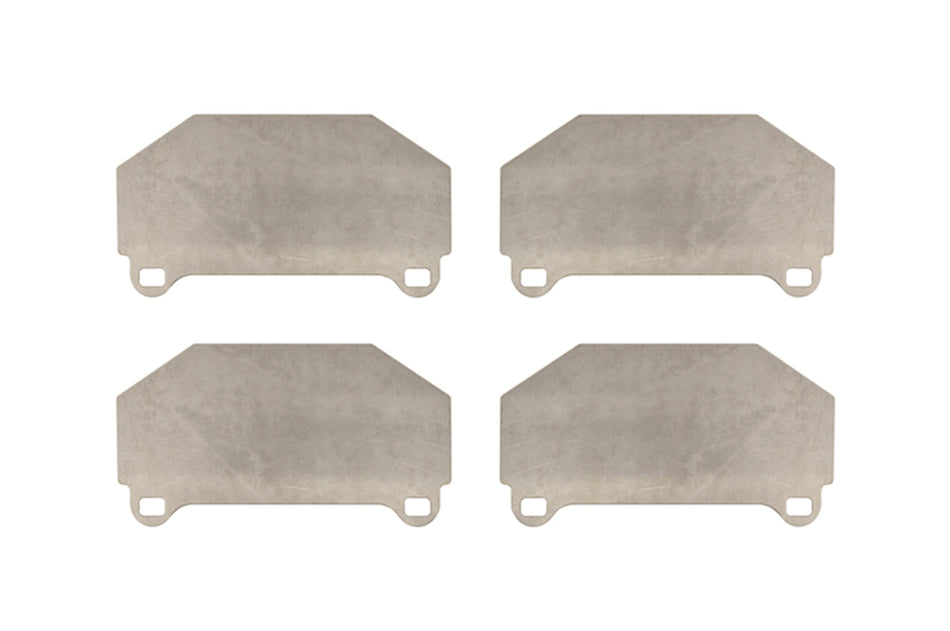 Girodisc Titanium Brake Pad Shields for Evo 5-X Front Shields (TS-1001)