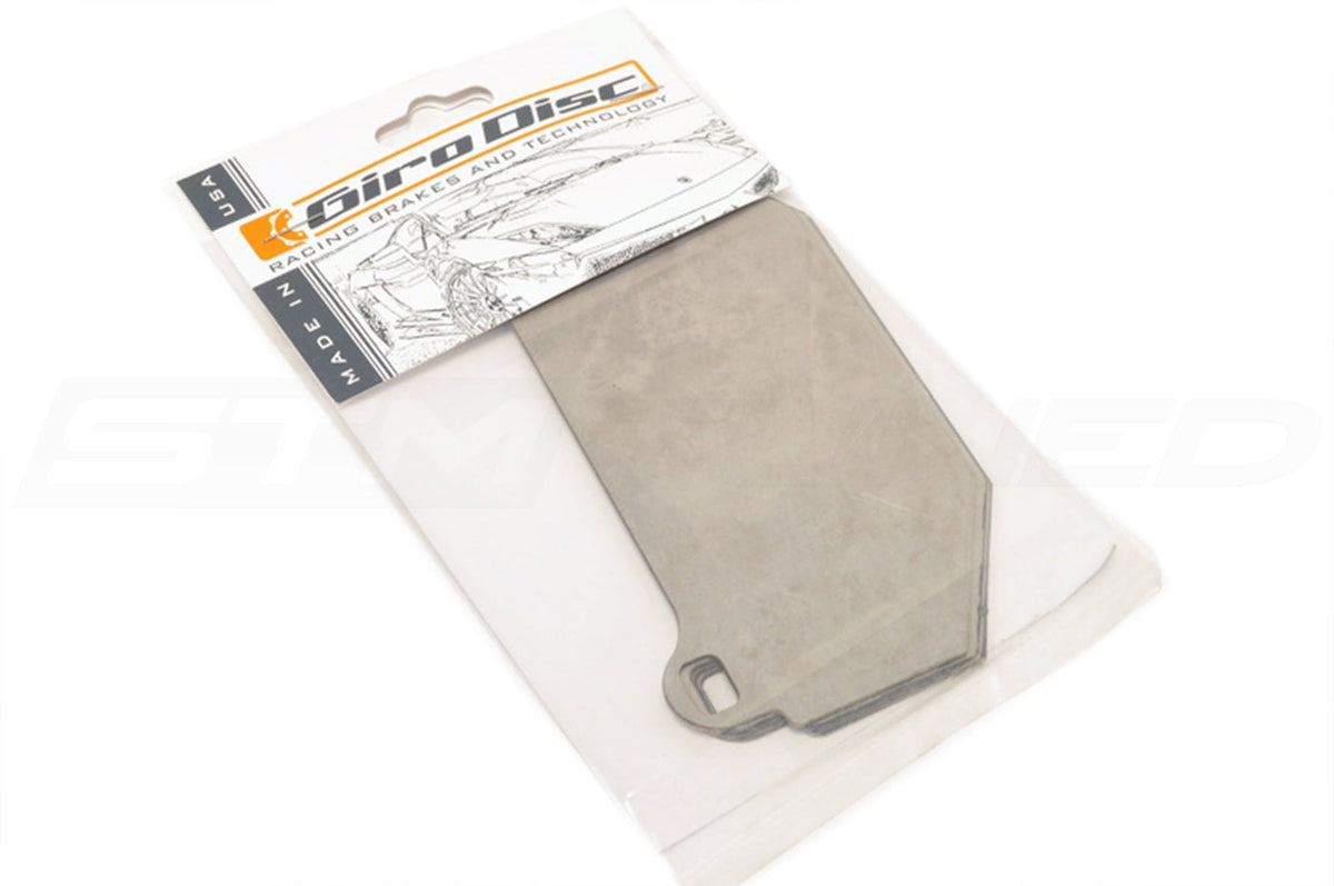 Girodisc Titanium Brake Pad Shields for Evo 5-X Front Shields (TS-1001)